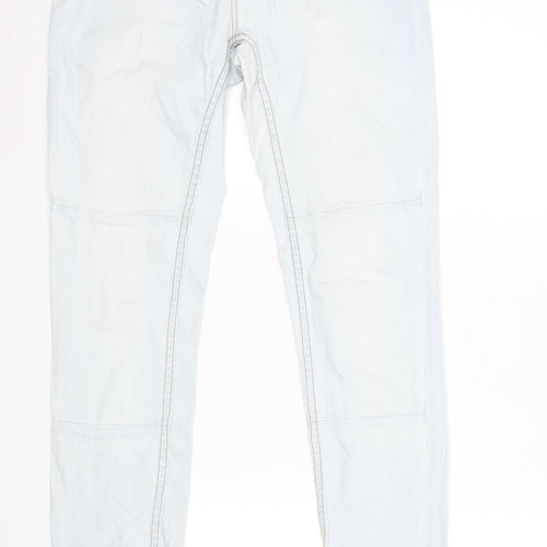 H&M Womens Blue   Skinny Jeans Size 8 L30 in