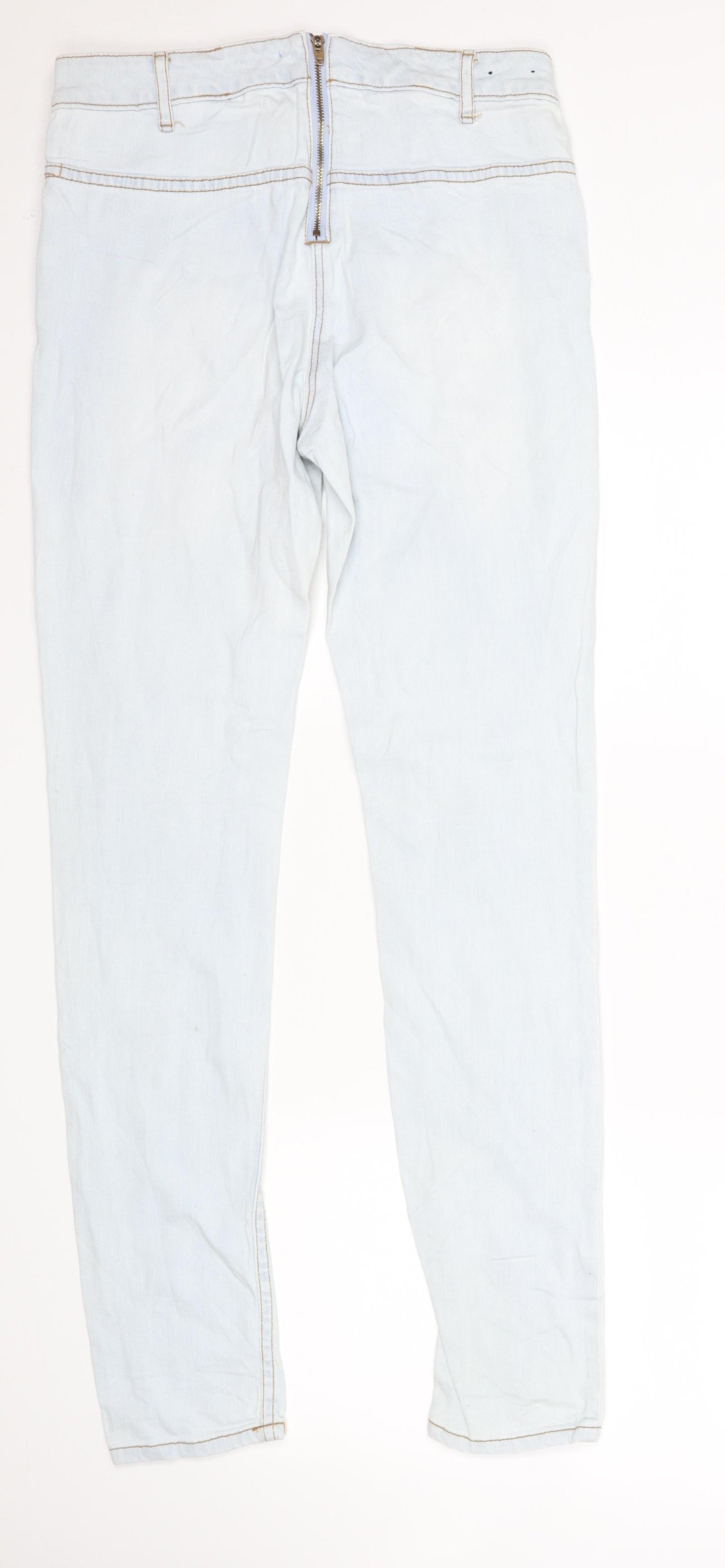 H&M Womens Blue   Skinny Jeans Size 8 L30 in