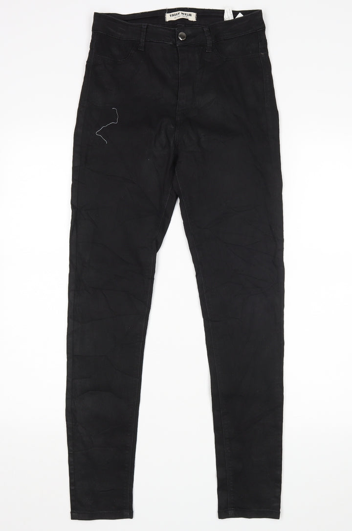 TALLY WEiJL Womens Black   Skinny Jeans Size 10 L28 in