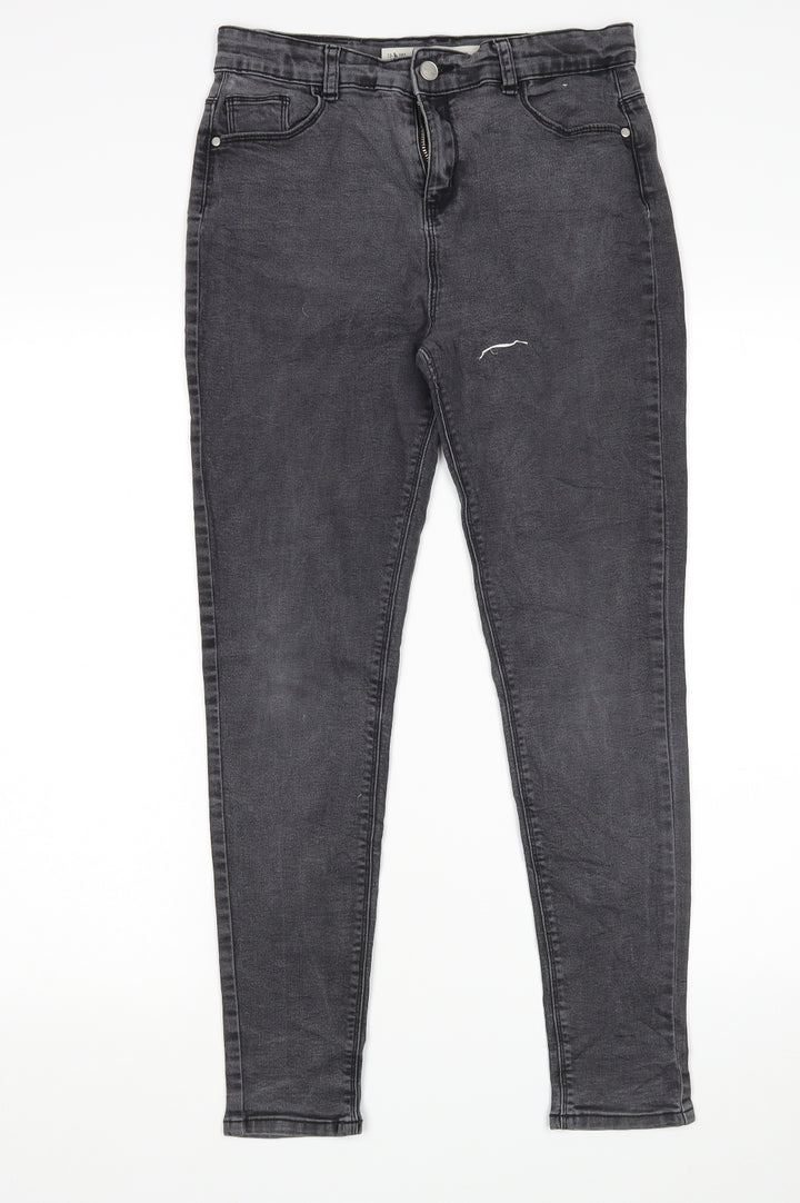 Denim Co Girls Grey   Skinny Jeans Size 13-14 Years