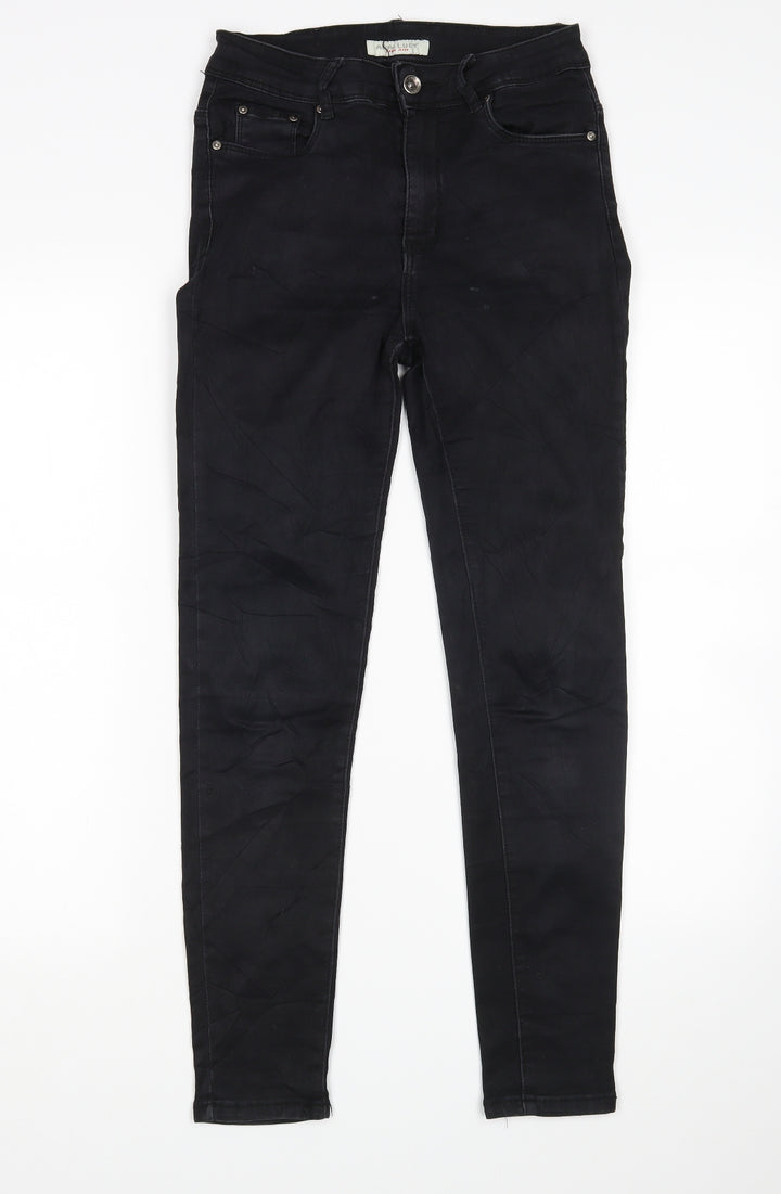 Ana & Lucy Womens Black Skinny Jeans Size 8 L28 in