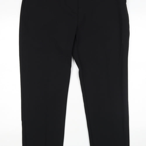 Preworn Womens Black   Trousers  Size 16 L29 in