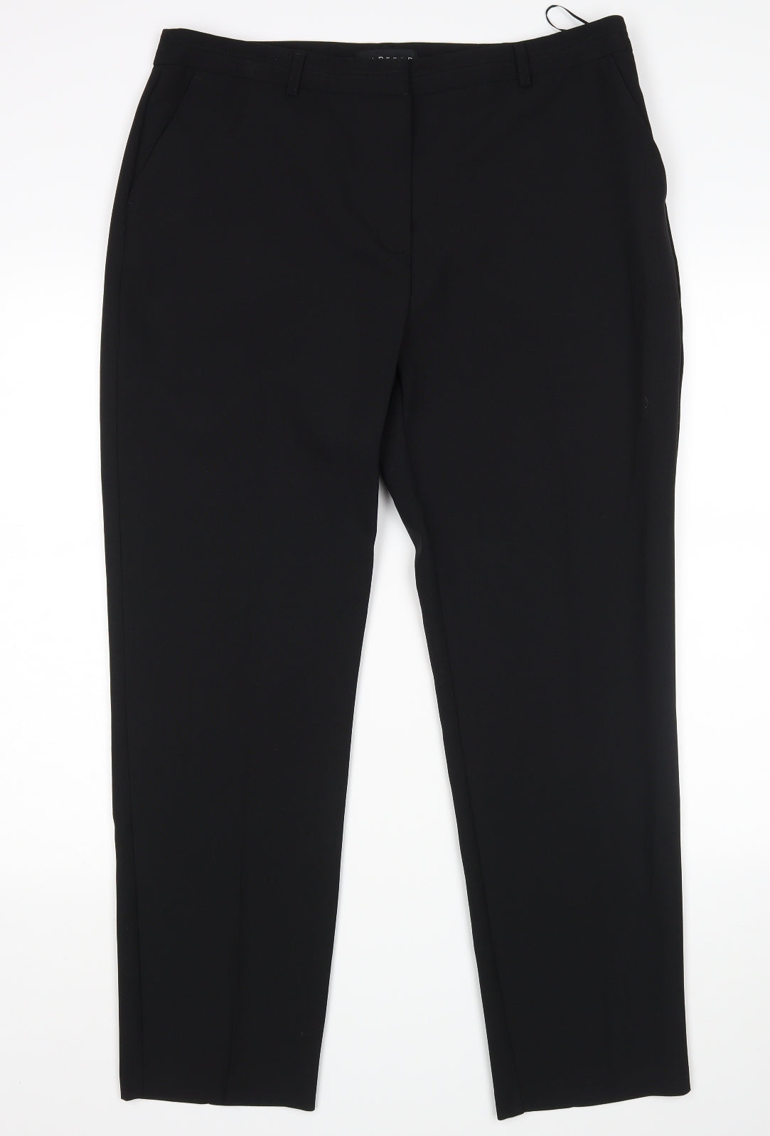 Preworn Womens Black   Trousers  Size 16 L29 in