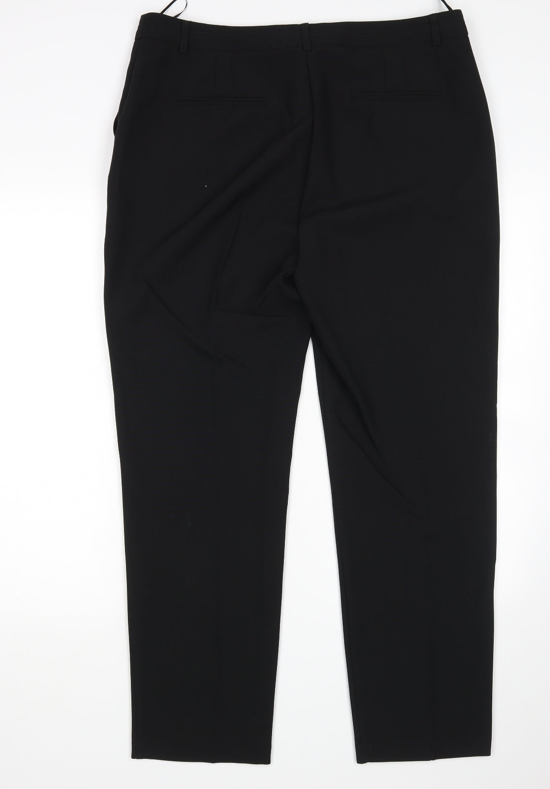 Preworn Womens Black   Trousers  Size 16 L29 in