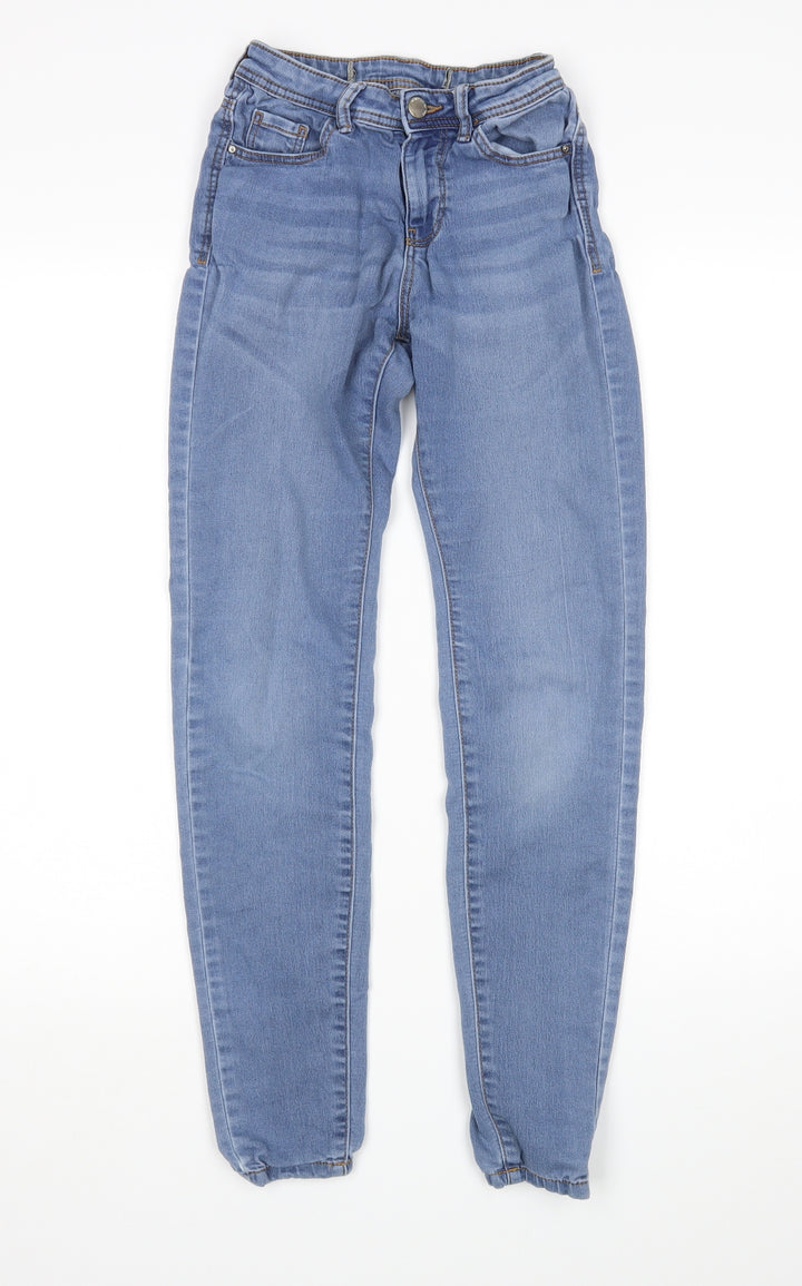 Denim Co Womens Blue Skinny Jeans Size 6 L28 in
