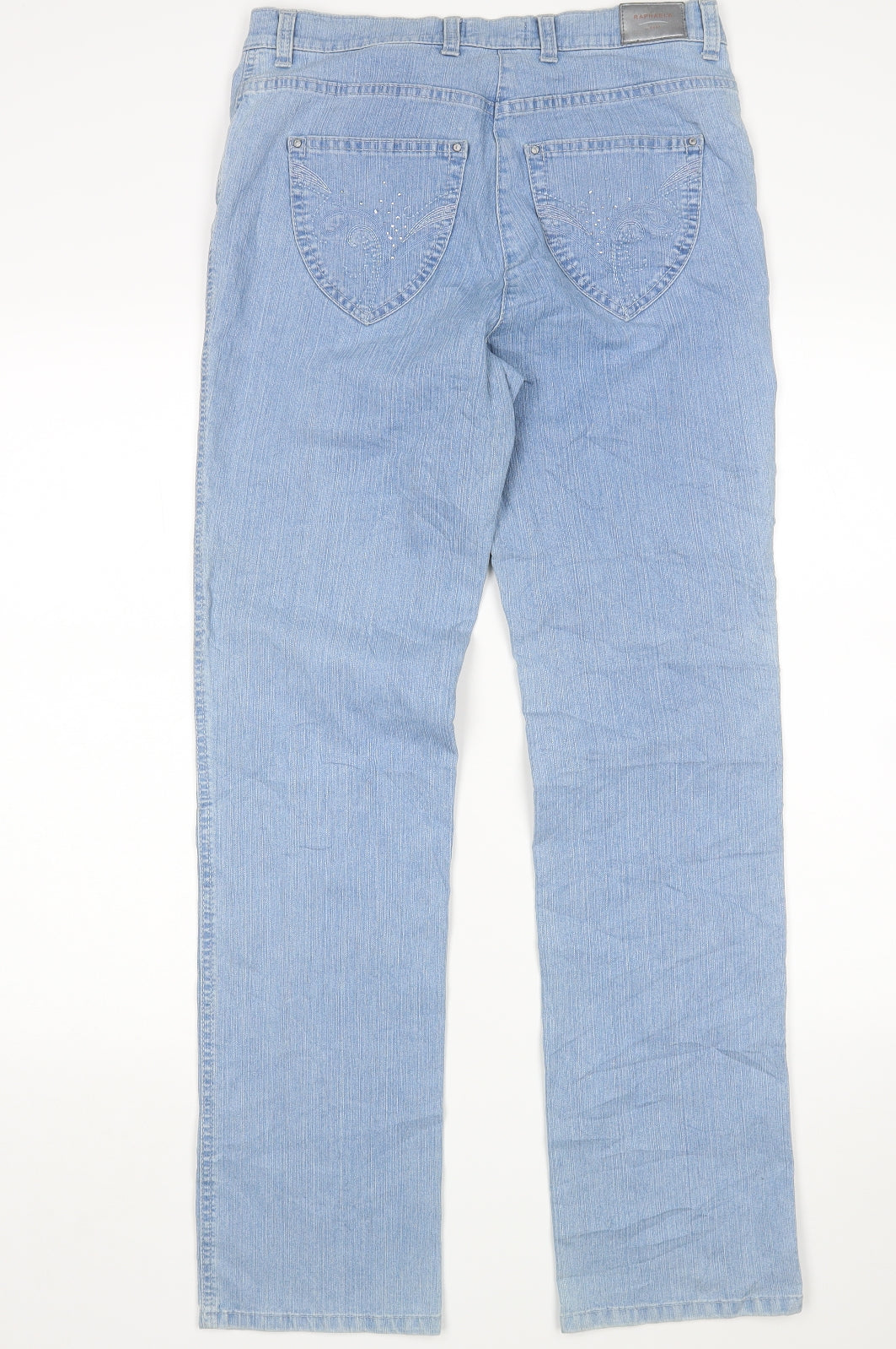 Raphaela Womens Blue   Bootcut Jeans Size 32 in L32 in