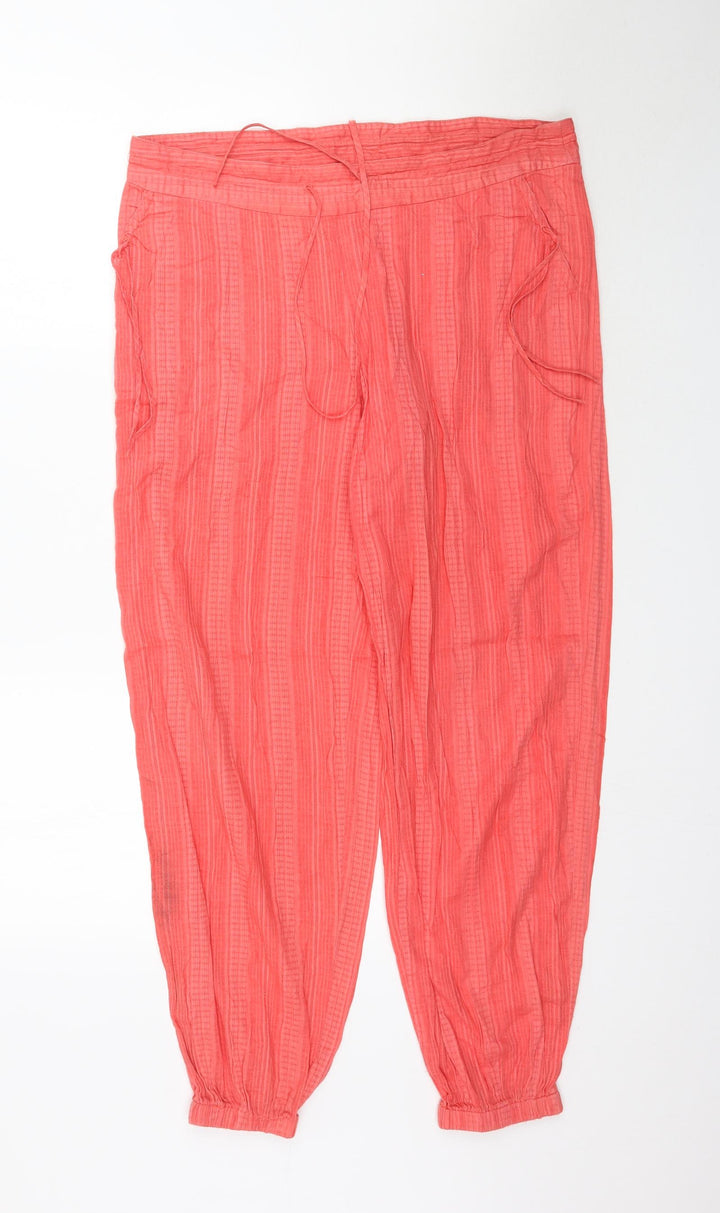 Soaked in Luxury Womens Pink   Trousers  Size XS L30 in - Coral