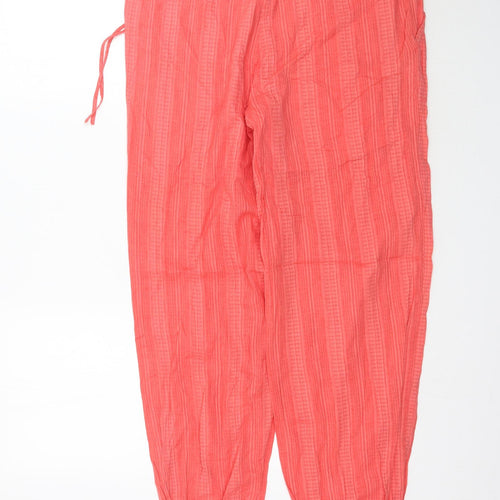 Soaked in Luxury Womens Pink   Trousers  Size XS L30 in - Coral