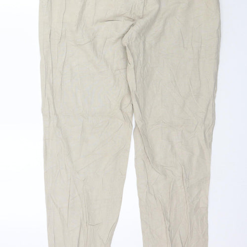 Canda Womens Beige   Trousers  Size 14 L30 in
