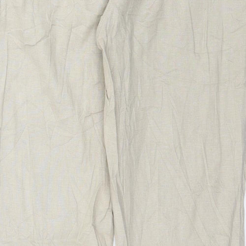 Canda Womens Beige   Trousers  Size 14 L30 in
