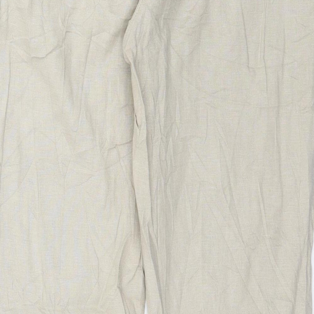 Canda Womens Beige   Trousers  Size 14 L30 in