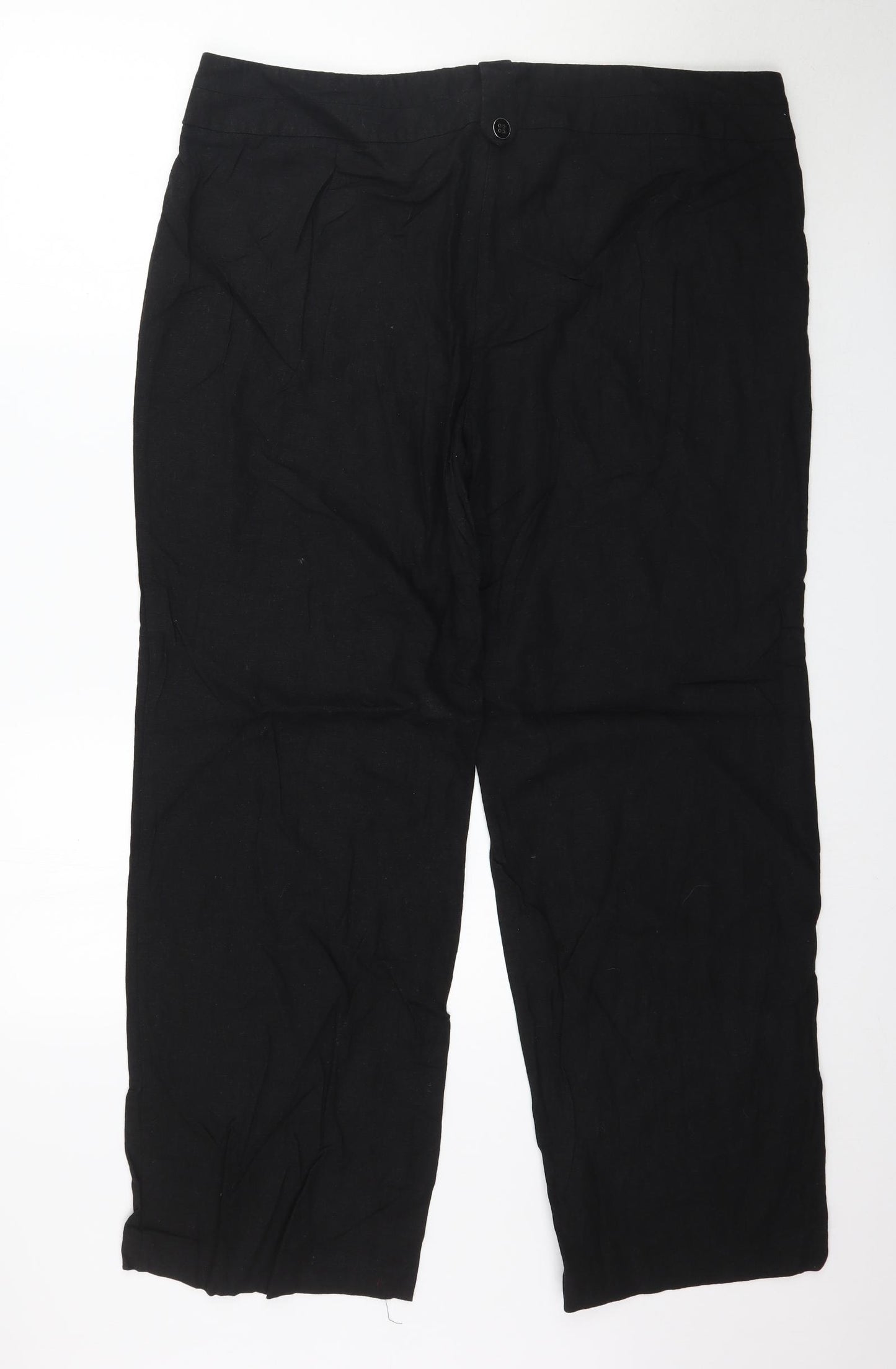 George Womens Black   Trousers  Size 20 L32 in