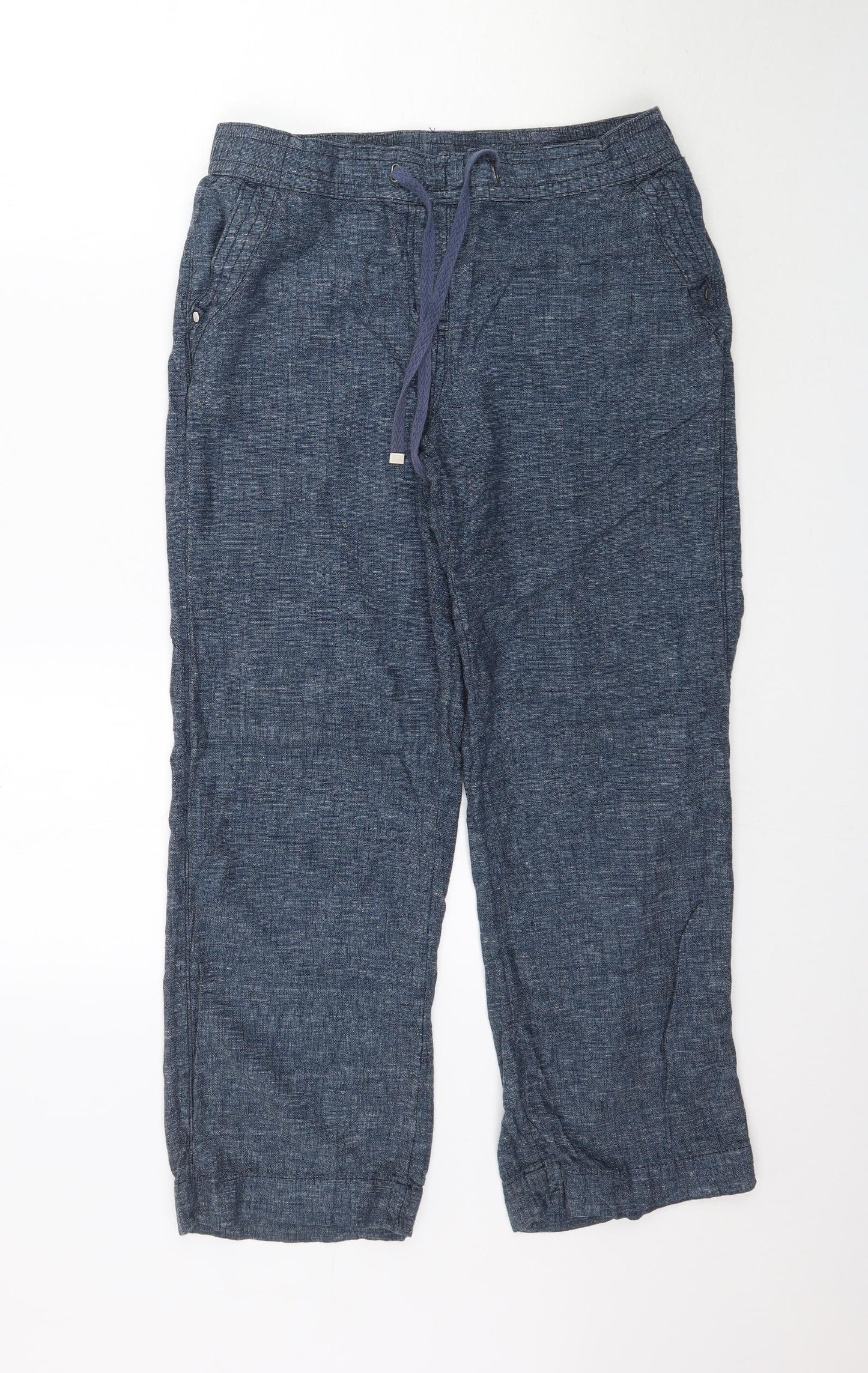 George Womens Blue   Trousers  Size 12 L27 in