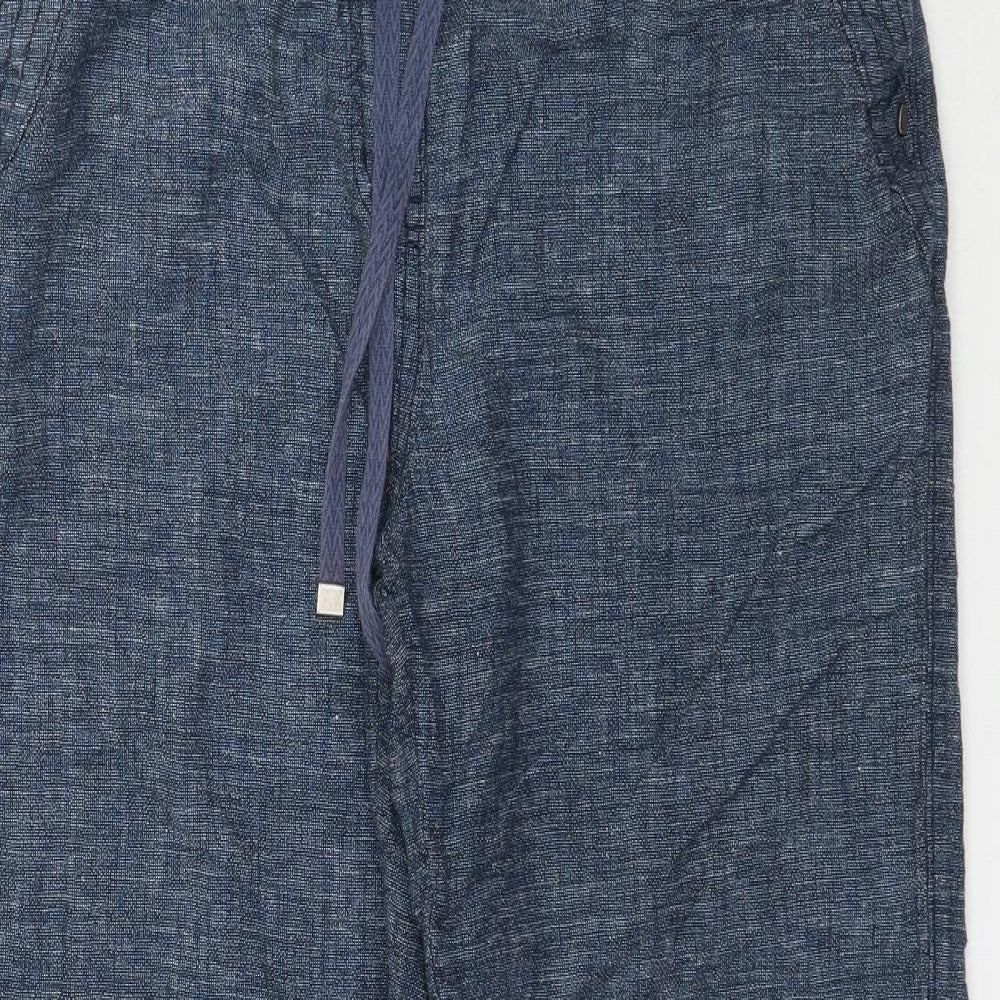 George Womens Blue   Trousers  Size 12 L27 in