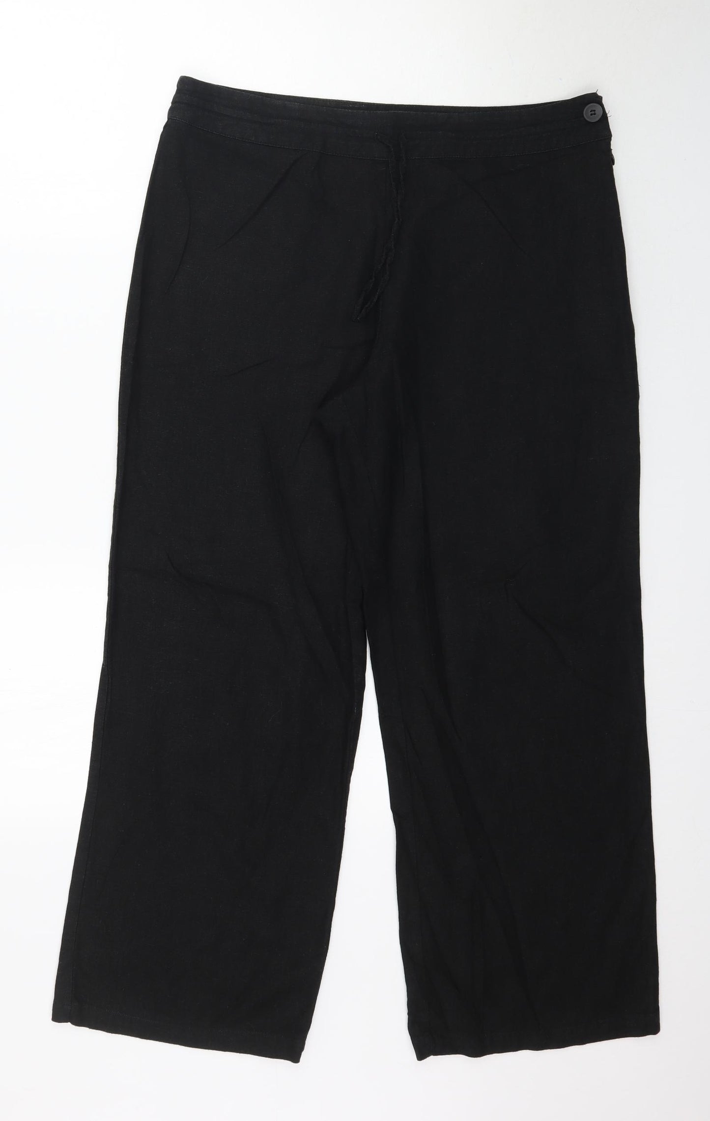 George Womens Black   Trousers  Size 14 L28 in