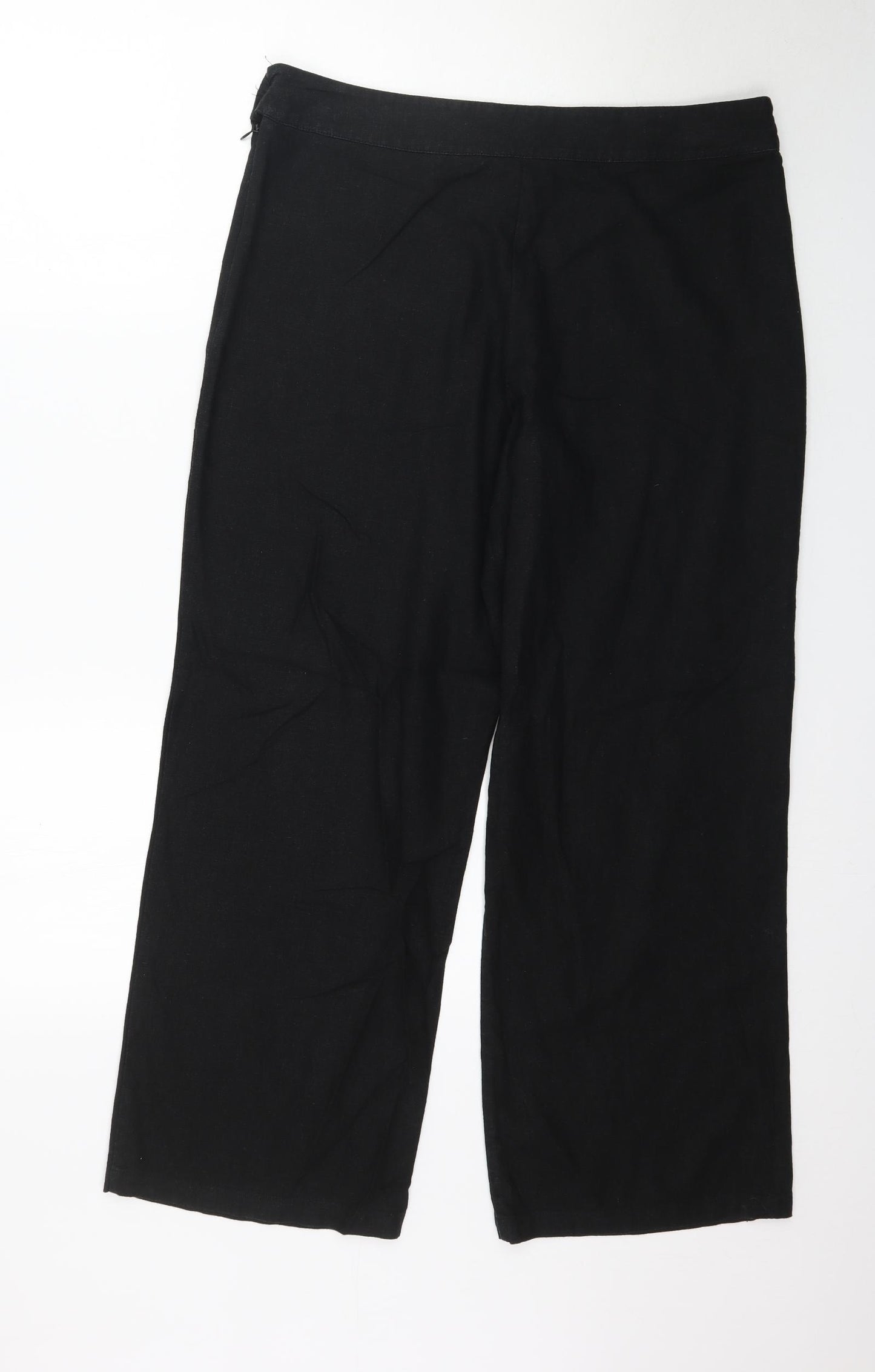 George Womens Black   Trousers  Size 14 L28 in