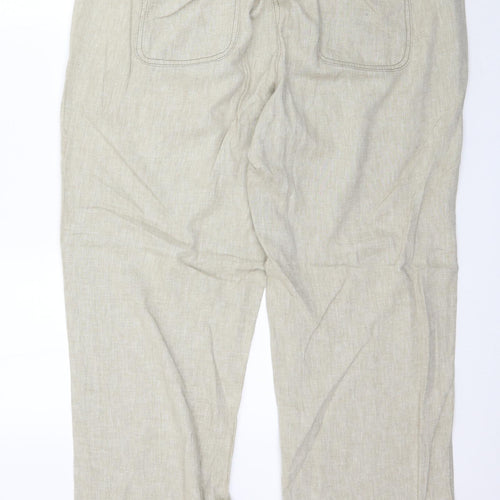George Womens Beige   Trousers  Size 18 L31 in