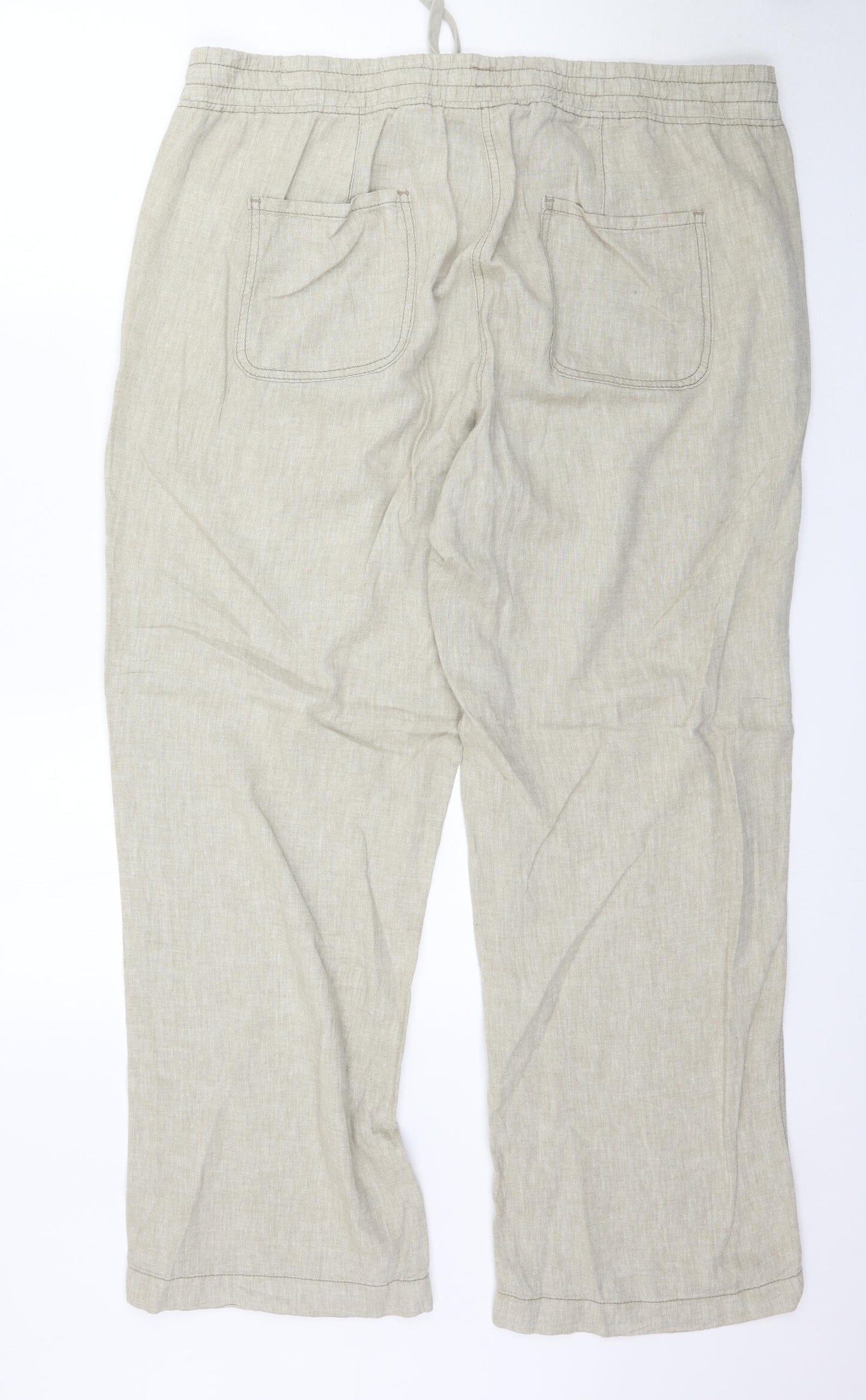 George Womens Beige   Trousers  Size 18 L31 in