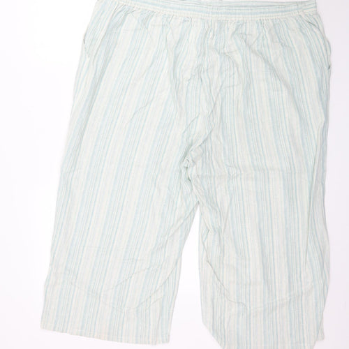 Bonmarché Womens Multicoloured Striped  Trousers  Size 24 L22 in - Culotte
