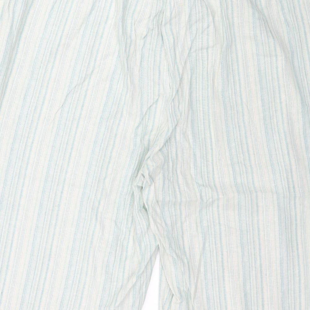 Bonmarché Womens Multicoloured Striped  Trousers  Size 24 L22 in - Culotte