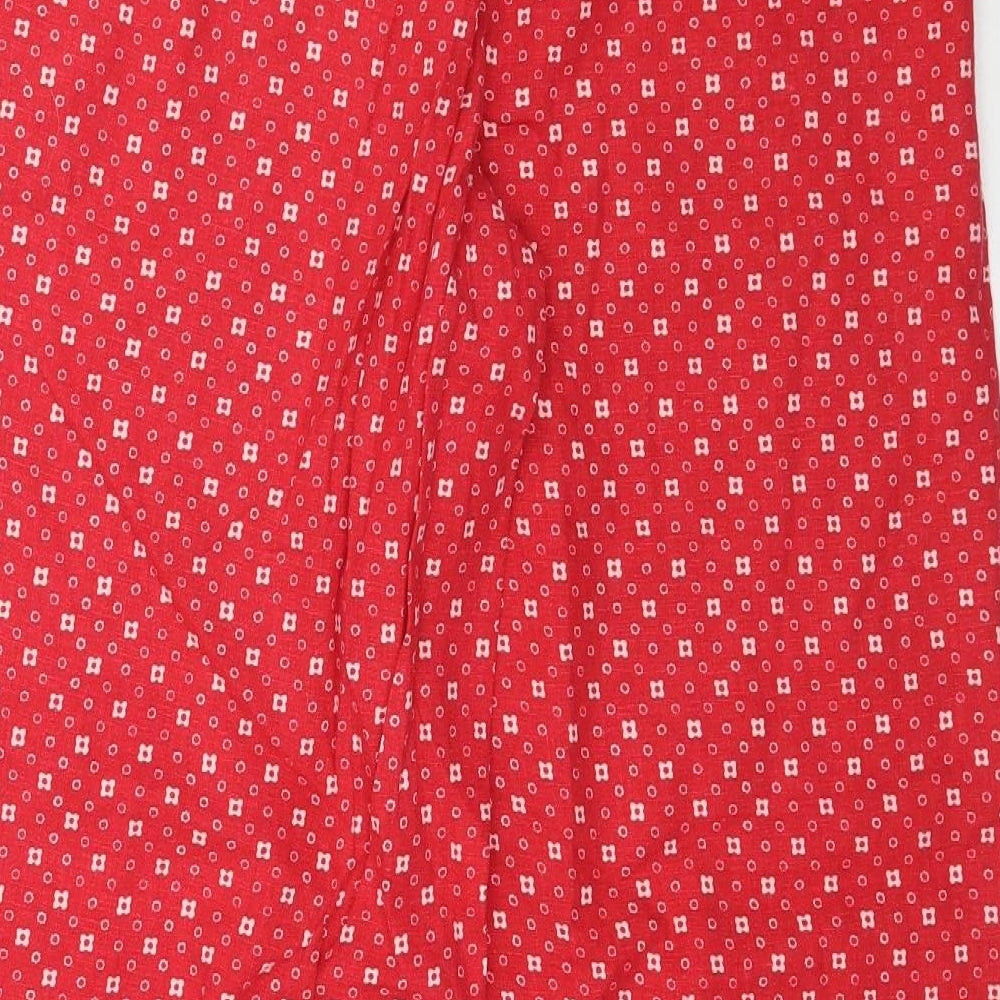 Preworn Womens Pink Floral  Trousers  Size 10 L29 in