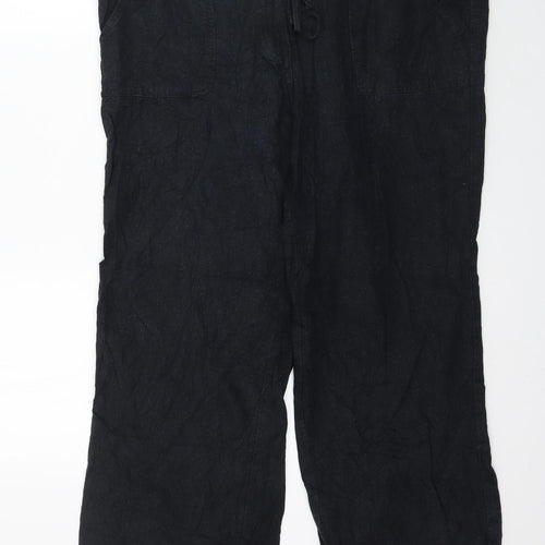 TU Womens Black   Trousers  Size 16 L28 in