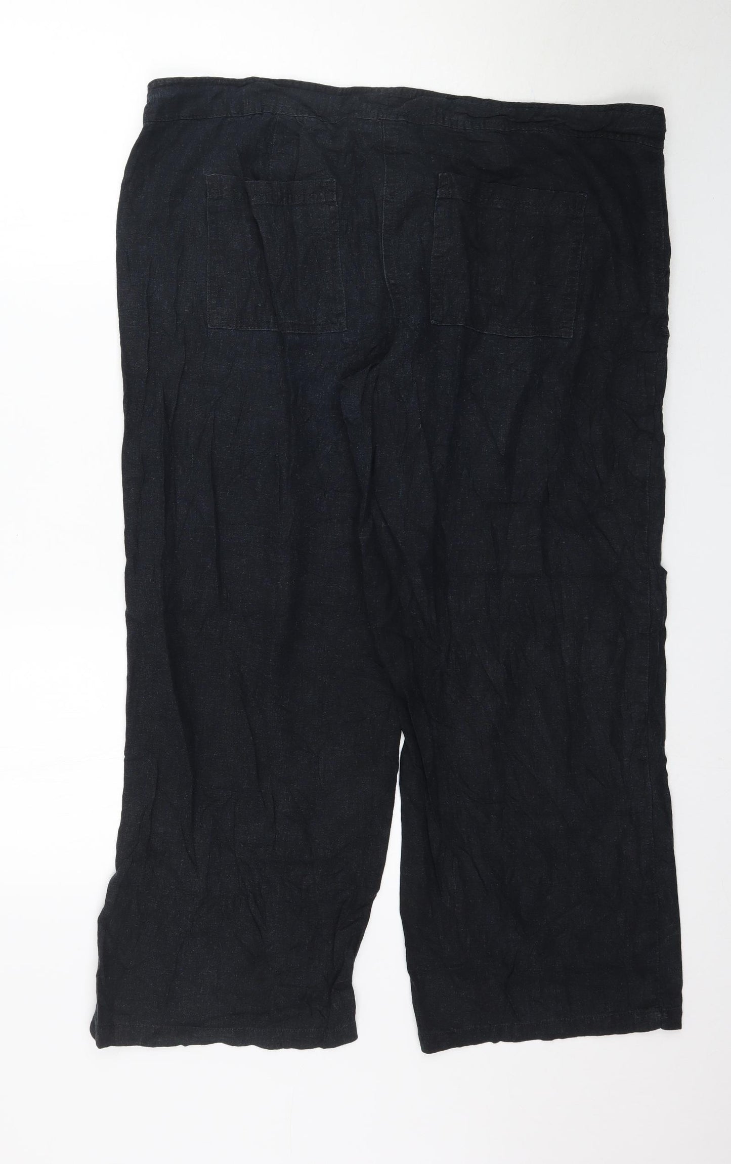 TU Womens Black   Trousers  Size 16 L28 in