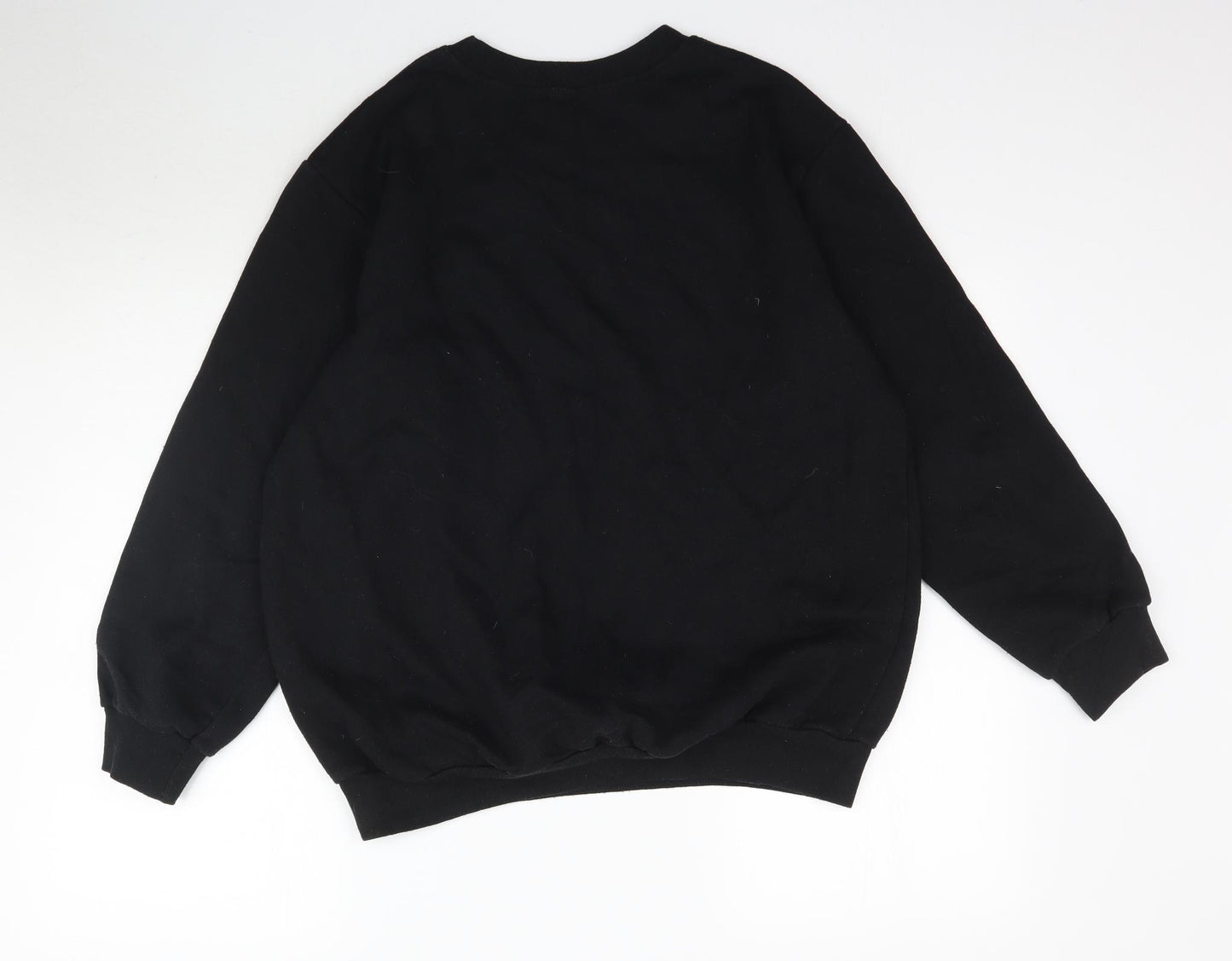 Adolescent Womens Black   Pullover Sweatshirt Size L  - This is my festive jumper