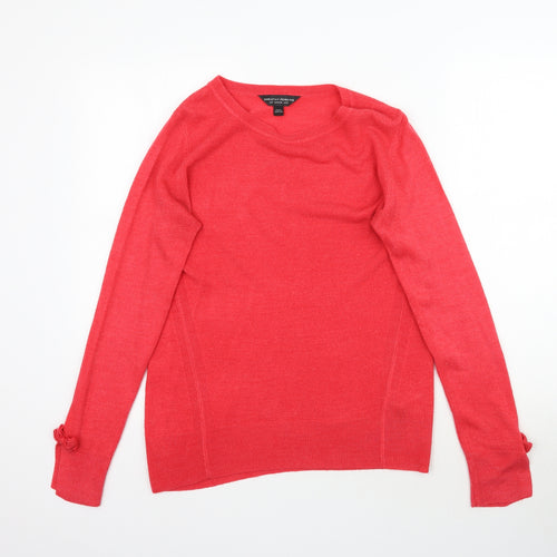 Dorothy Perkins Womens Pink  Knit Pullover Jumper Size 10