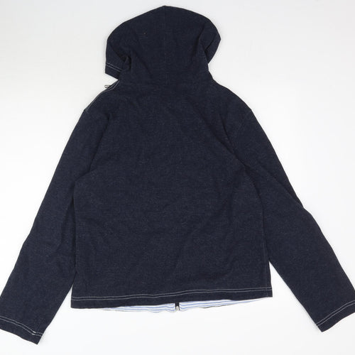 Kaliko Womens Blue   Full Zip Hoodie Size S