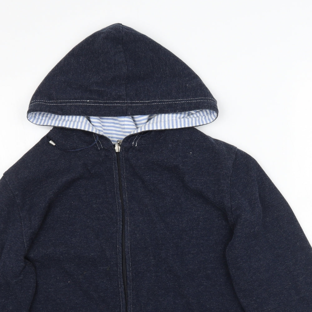 Kaliko Womens Blue   Full Zip Hoodie Size S