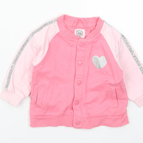Cool Club Girls Pink   Jacket  Size 6-9 Months  - Love Heart