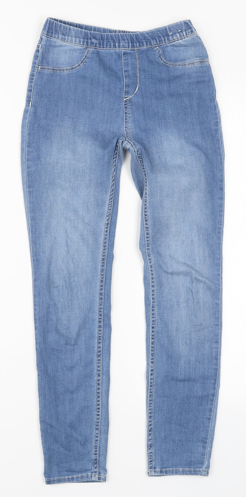 H&M Girls Blue  Denim Jegging Jeans Size 9-10 Years