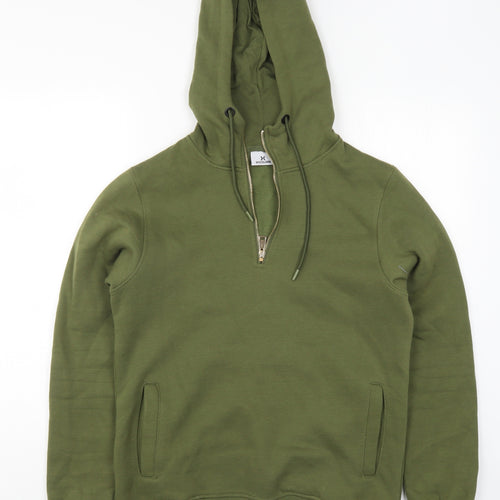 Hiscolumn Mens Green   Pullover Hoodie Size M