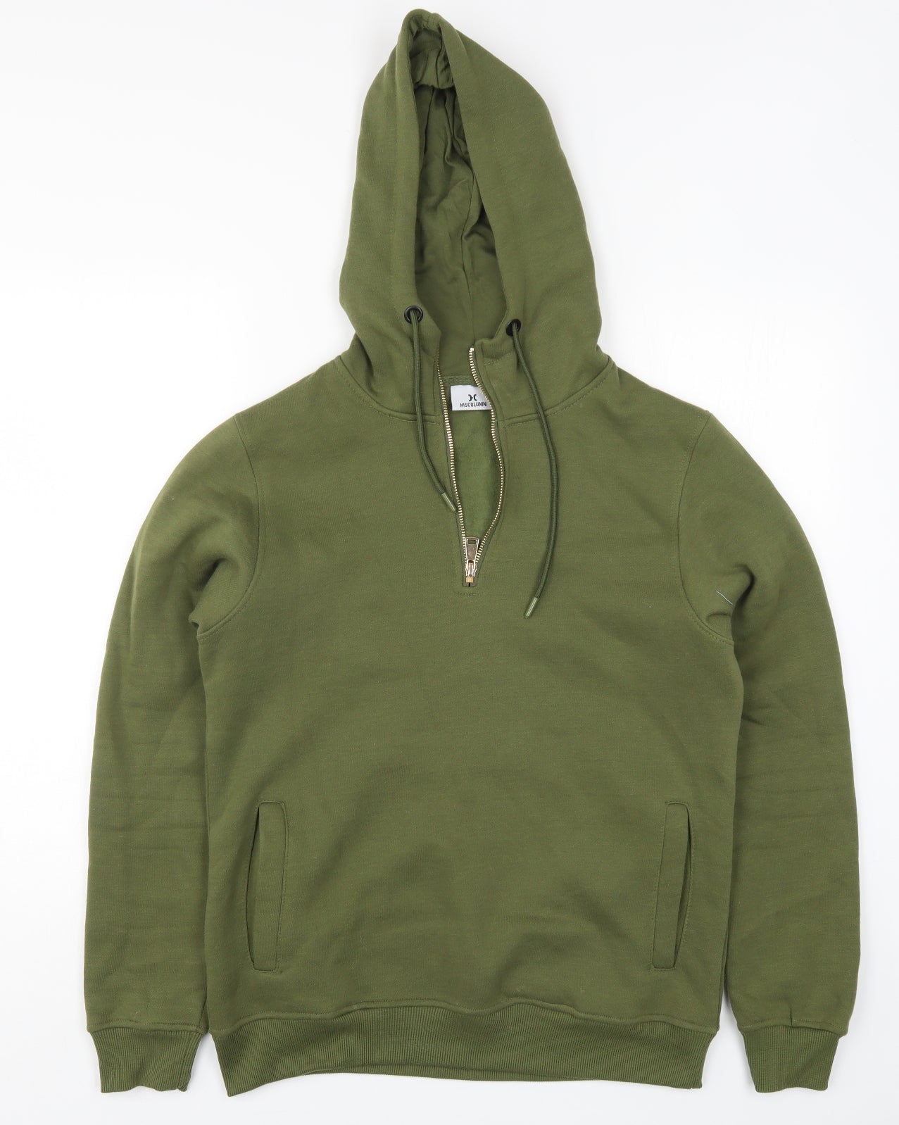 Hiscolumn Mens Green   Pullover Hoodie Size M