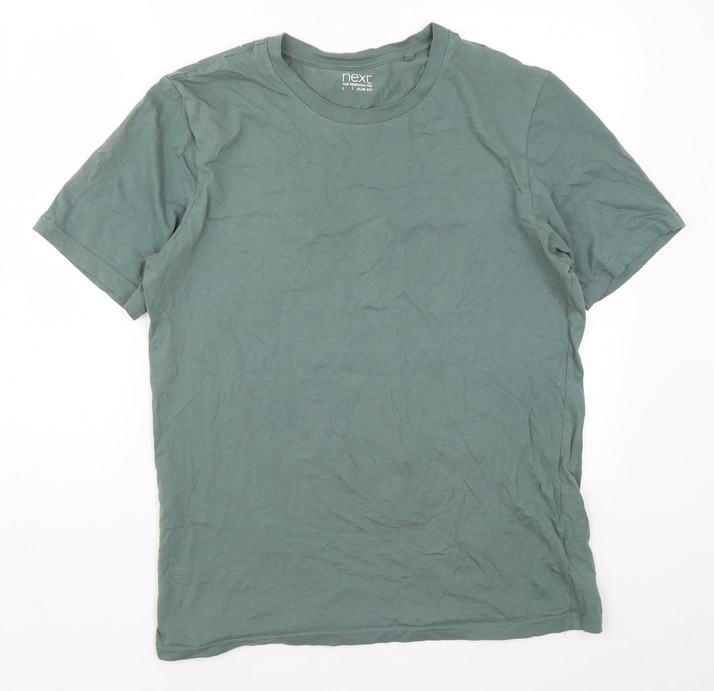 NEXT Mens Green    T-Shirt Size L