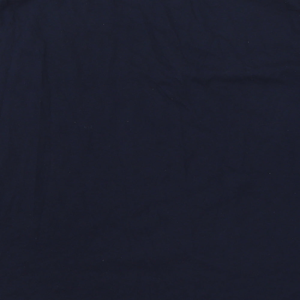 Marks and Spencer Womens Blue Solid  Top Pyjama Top Size 16