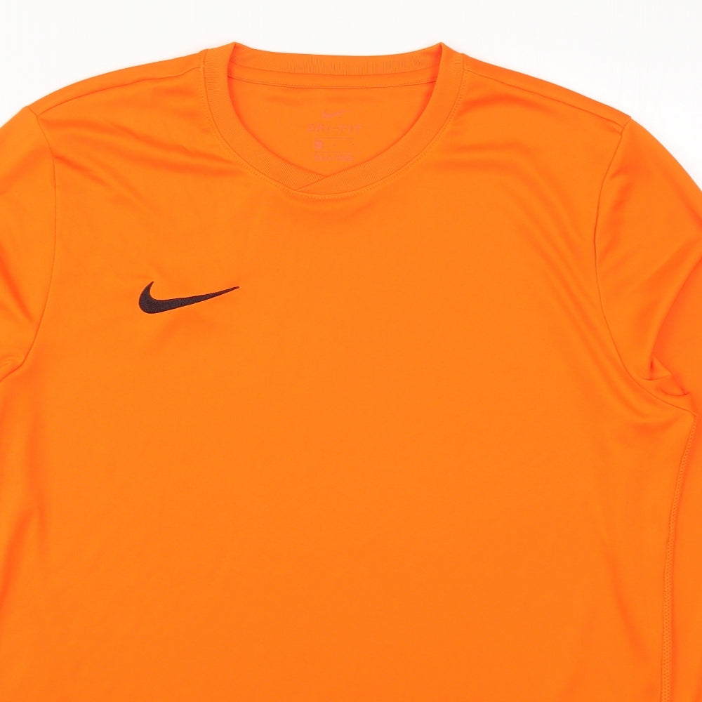 Nike Mens Orange   Basic T-Shirt Size L