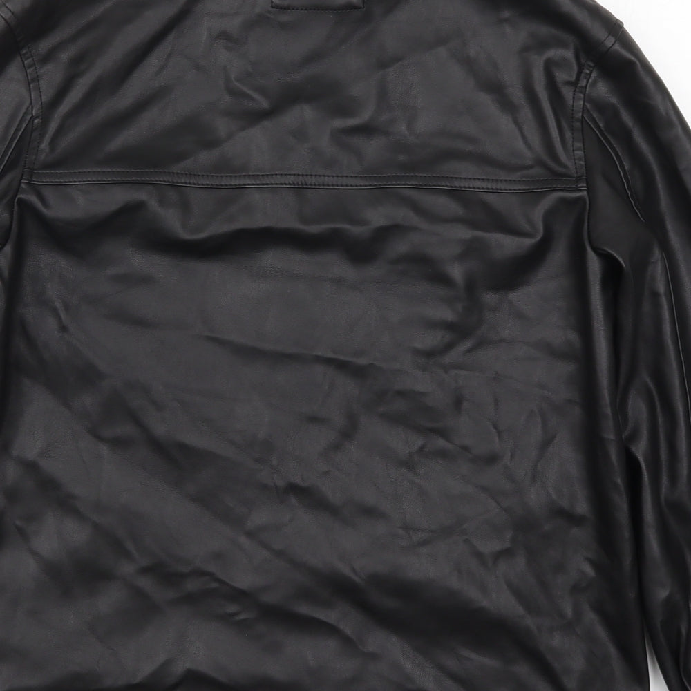 Bershka Womens Black   Basic Button-Up Size XS