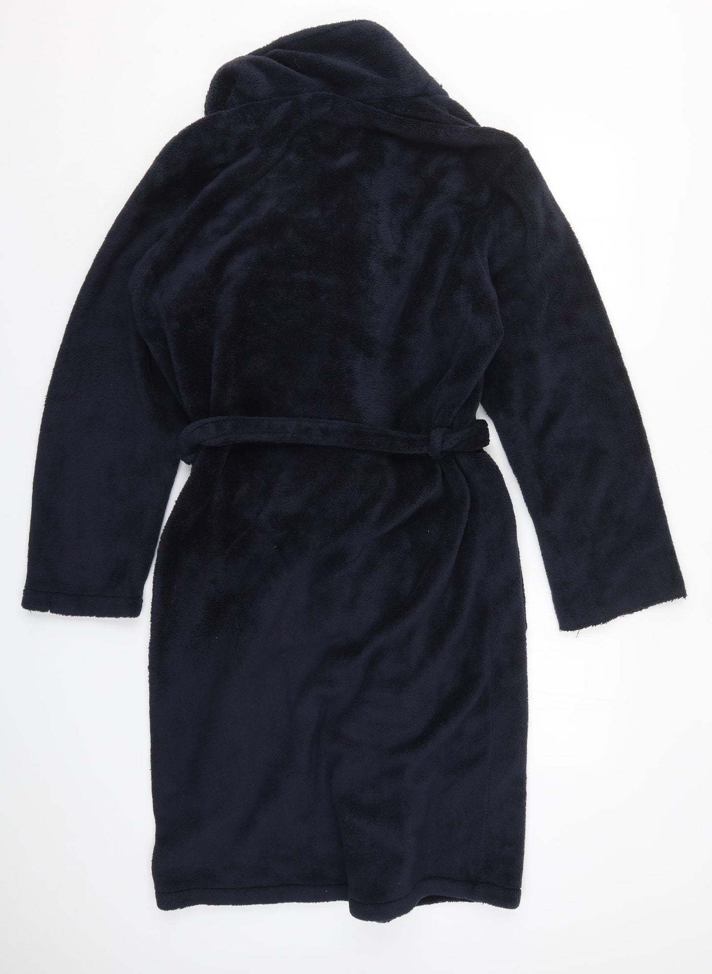 Matalan Mens Blue Solid   Robe Size L