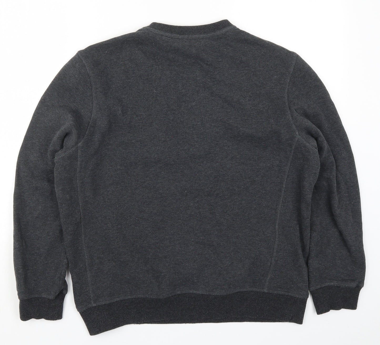 Ostin Mens Grey   Henley Sweatshirt Size M