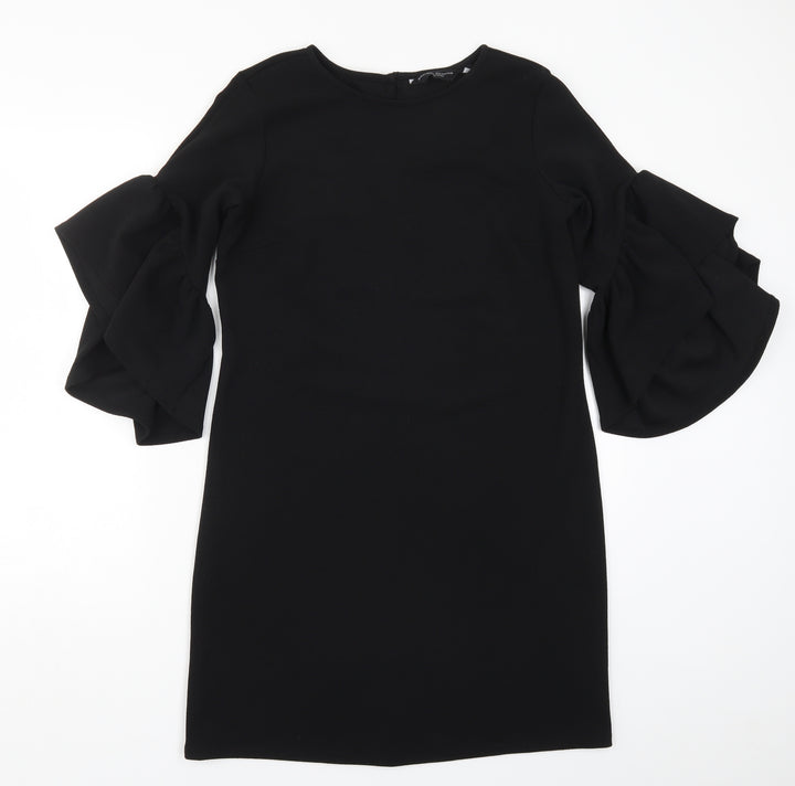 Dorothy Perkins Womens Black A-Line Size 10