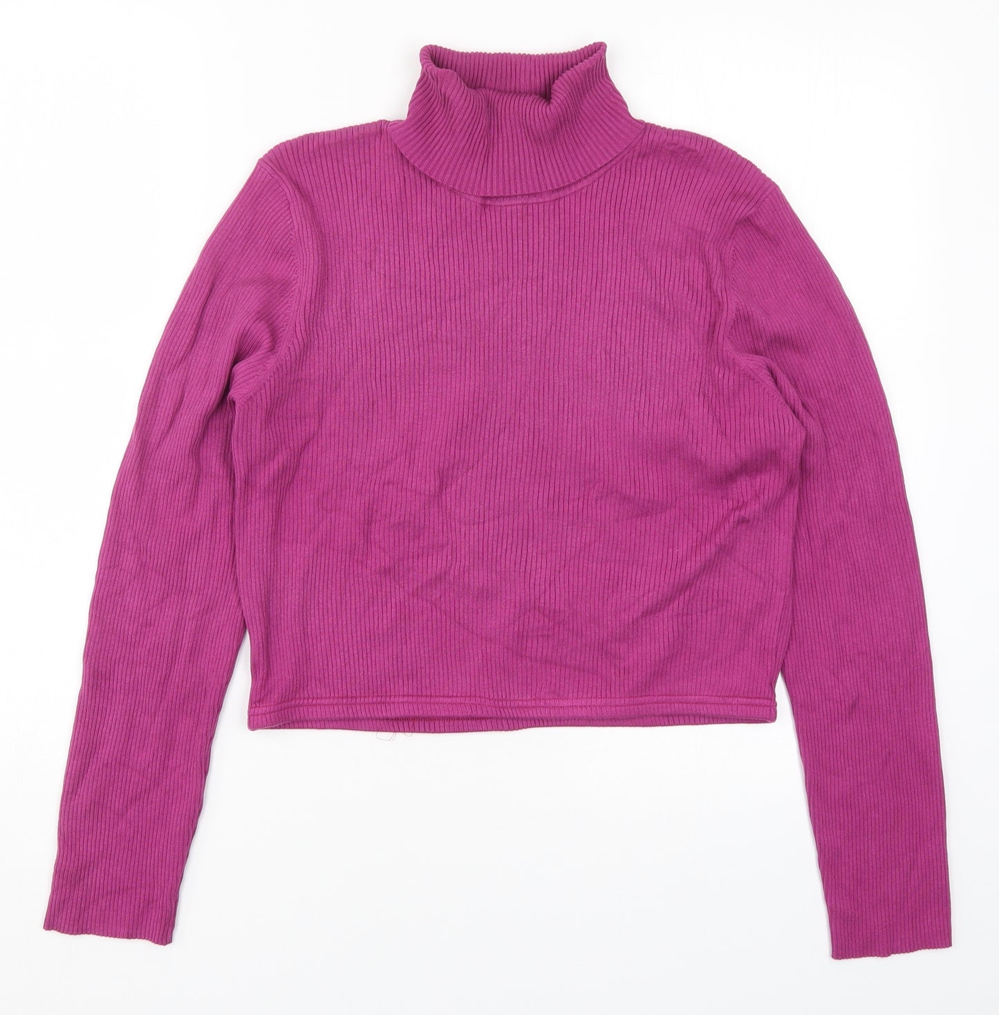 Preworn Womens Pink  Knit Pullover Jumper Size L