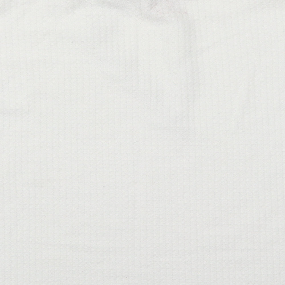 Primark Womens White Solid  Top Pyjama Top Size 10