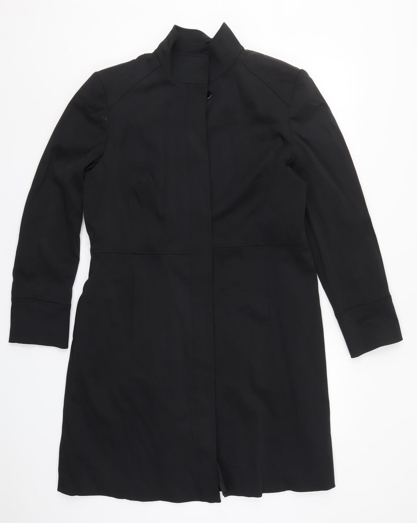 Dorothy Perkins Womens Black   Overcoat Coat Size 16