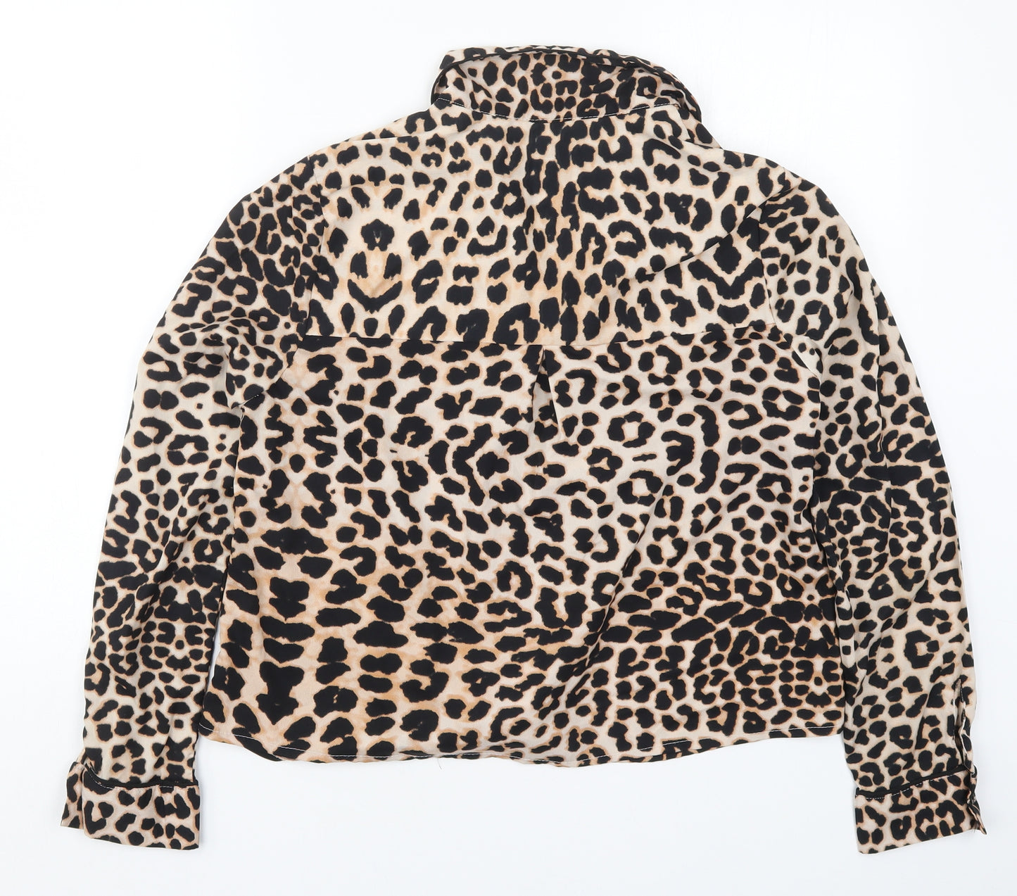 Influence Womens Brown Animal Print  Top Pyjama Top Size 14