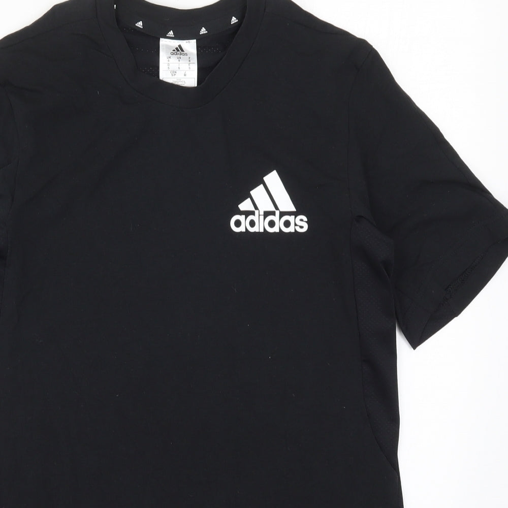adidas Mens Black    T-Shirt Size S