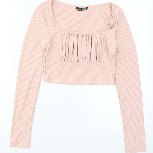 SheIn Womens Pink   Cropped T-Shirt Size S