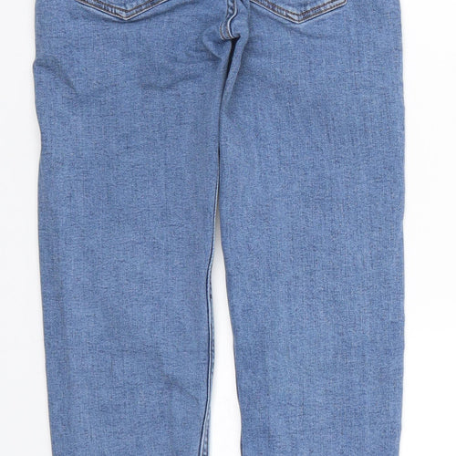 Bershka Womens Blue  Denim Straight Jeans Size 4 L24 in