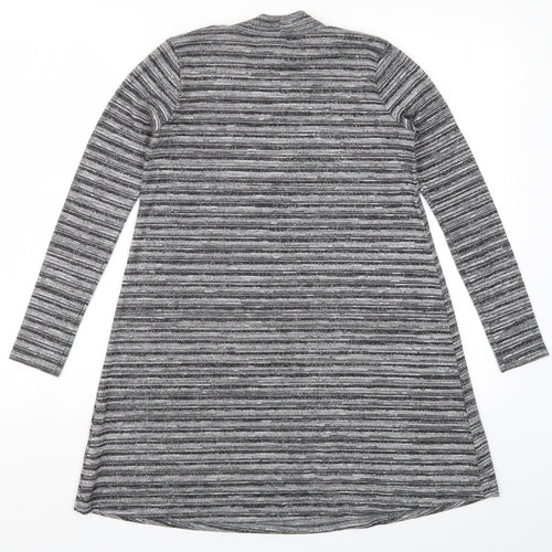 Miss Selfridge Womens Grey Striped  A-Line  Size 6
